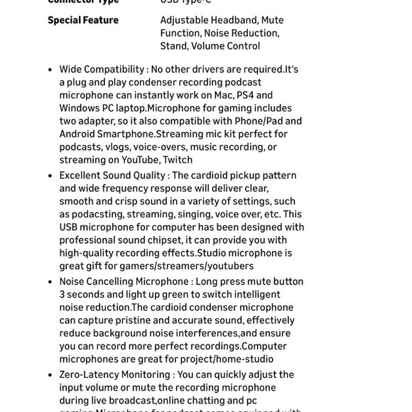 PROAR Professional Condenser Microphone Mode 970 USB A22 Complete with Box - Picture 15 of 15